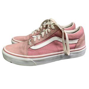 Vans | Shoes | Vans Pink Suede Sneakers Lace Up Shoes Size 7 Women Off The  Wall Low 5882 | Poshmark